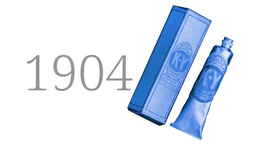 Tube of K-Y lube from 1904