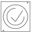 A gray checkmark within a circle displaying that the K-Y® product is condom-friendly. 