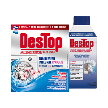 Destop Nettoyant Complet Lave-linge monodose et double dose