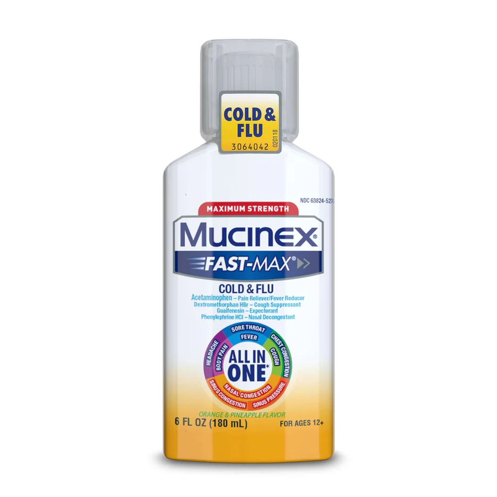 Mucinex Fastmax Cold And Flu Dosage 1