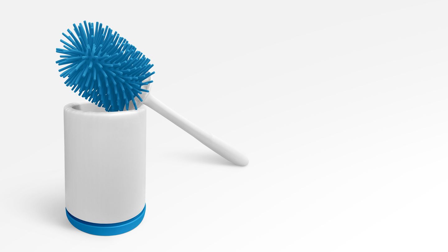 toilet brush and holder