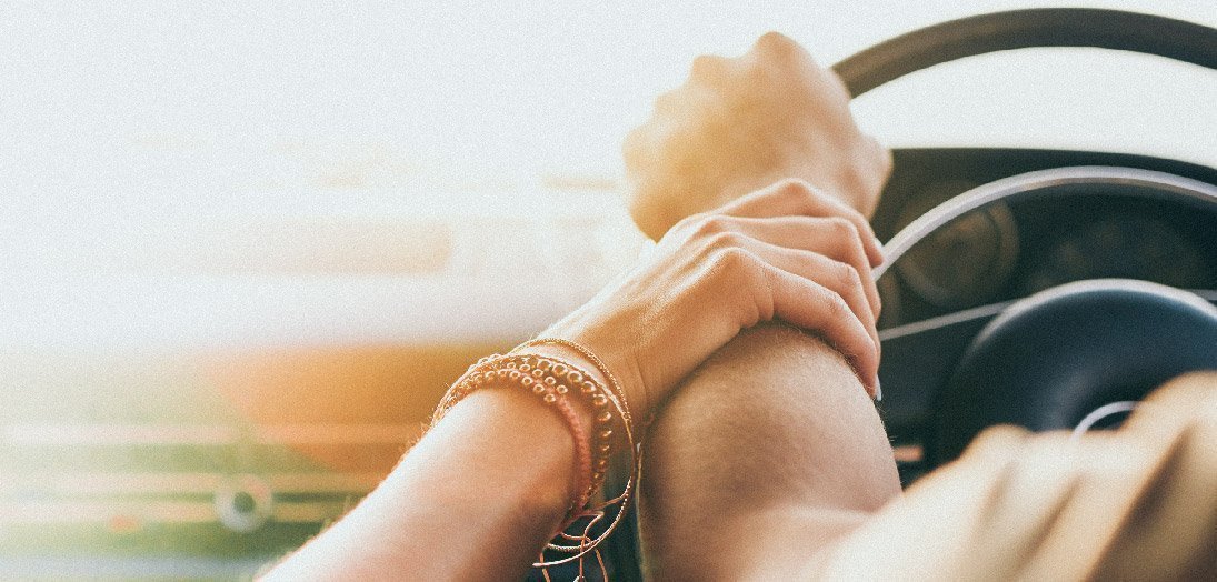 couple showing affection