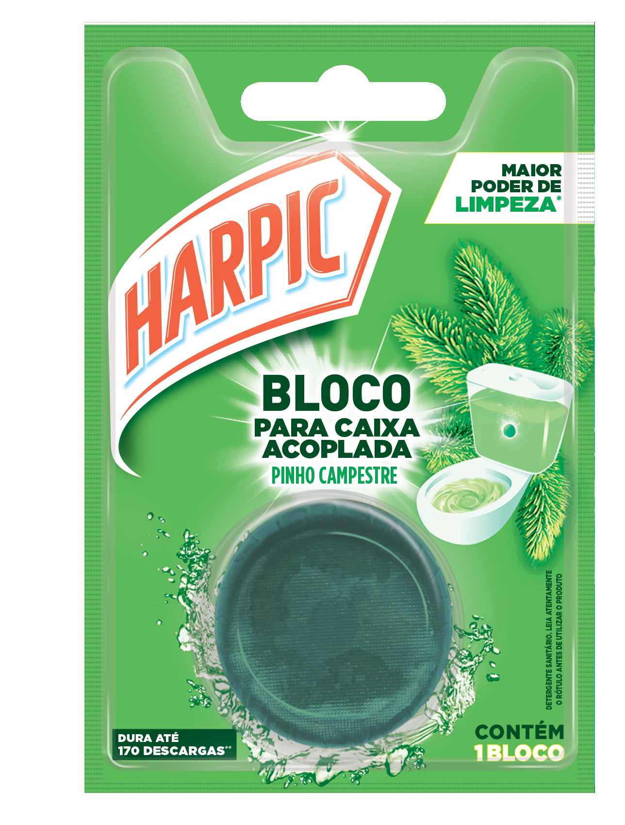 Bloco para caixa acoplada