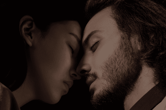 A couple getting close and about to have great sex with K-Y lubricant