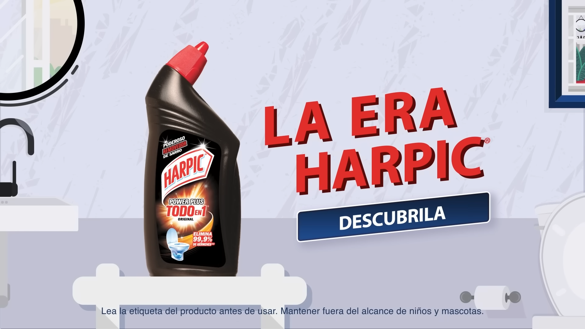 Saca el sarro de tu baño con Harpic