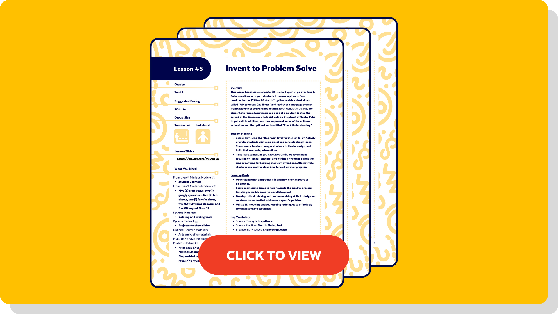 Lesson Plan Five Opens in new window