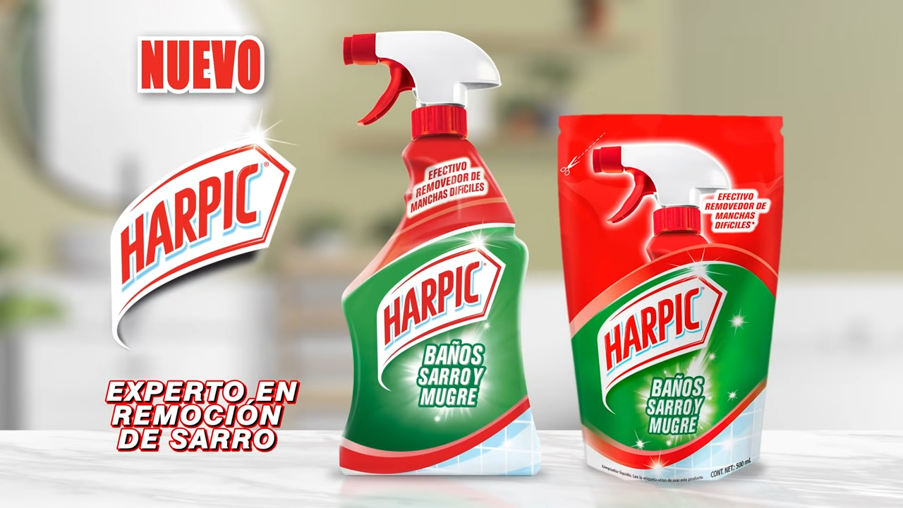 Limpia tu baño con Harpic