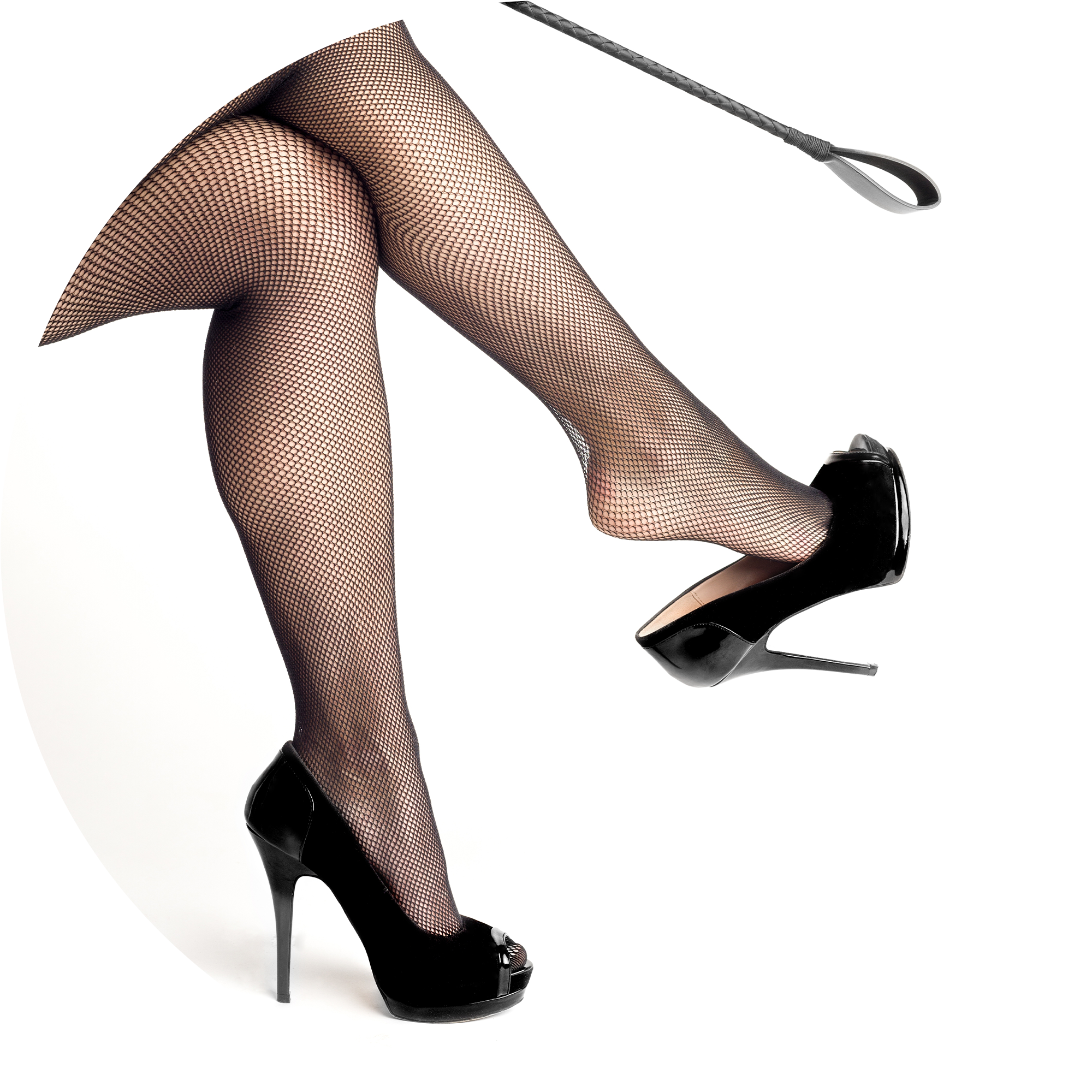 Woman wearing patent leather thigh high boots and long gloves