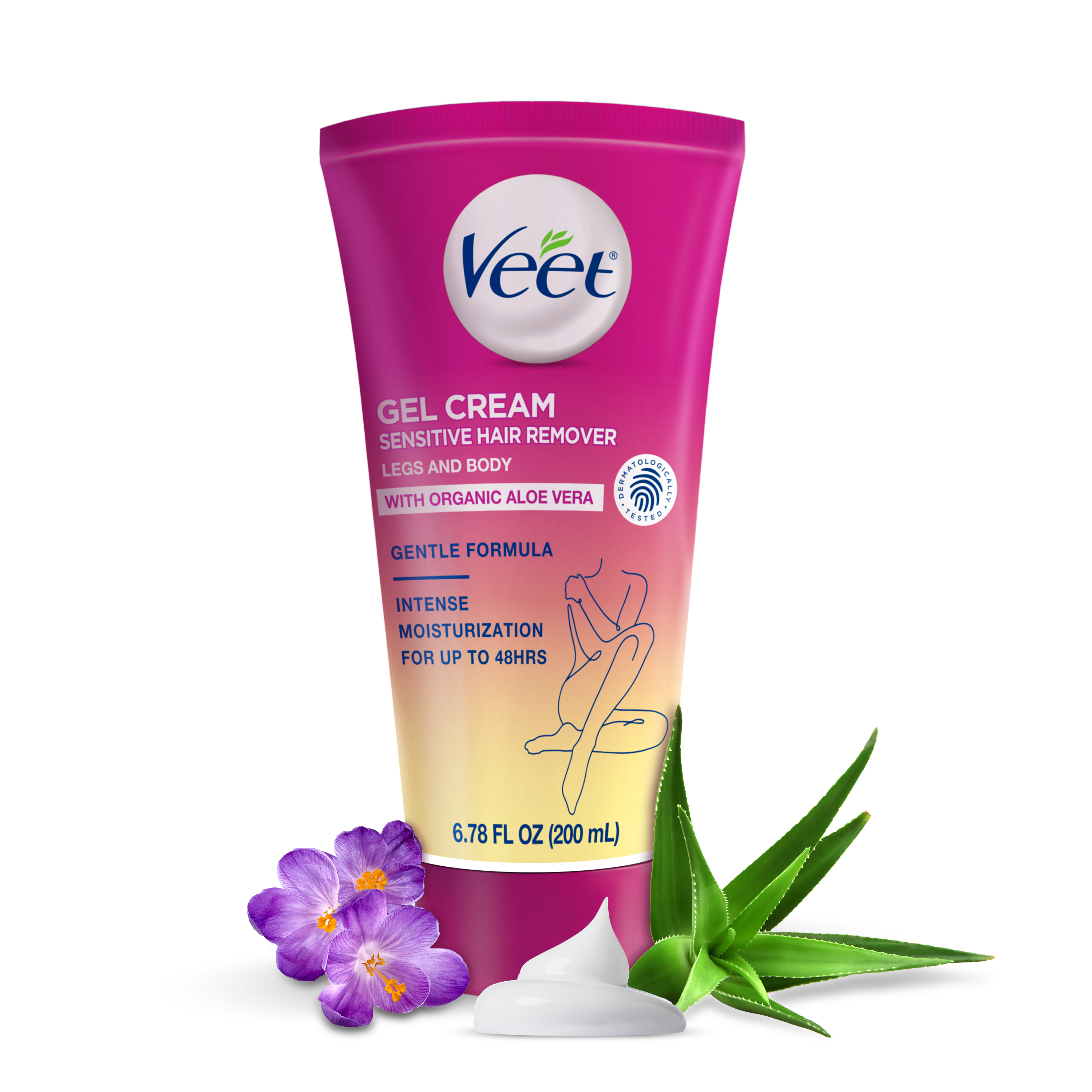 Veet® Gel Cream Hair Remover - Legs & Body, 6.78 FL OZ | Veet USA