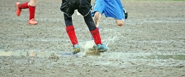 football mud stains
