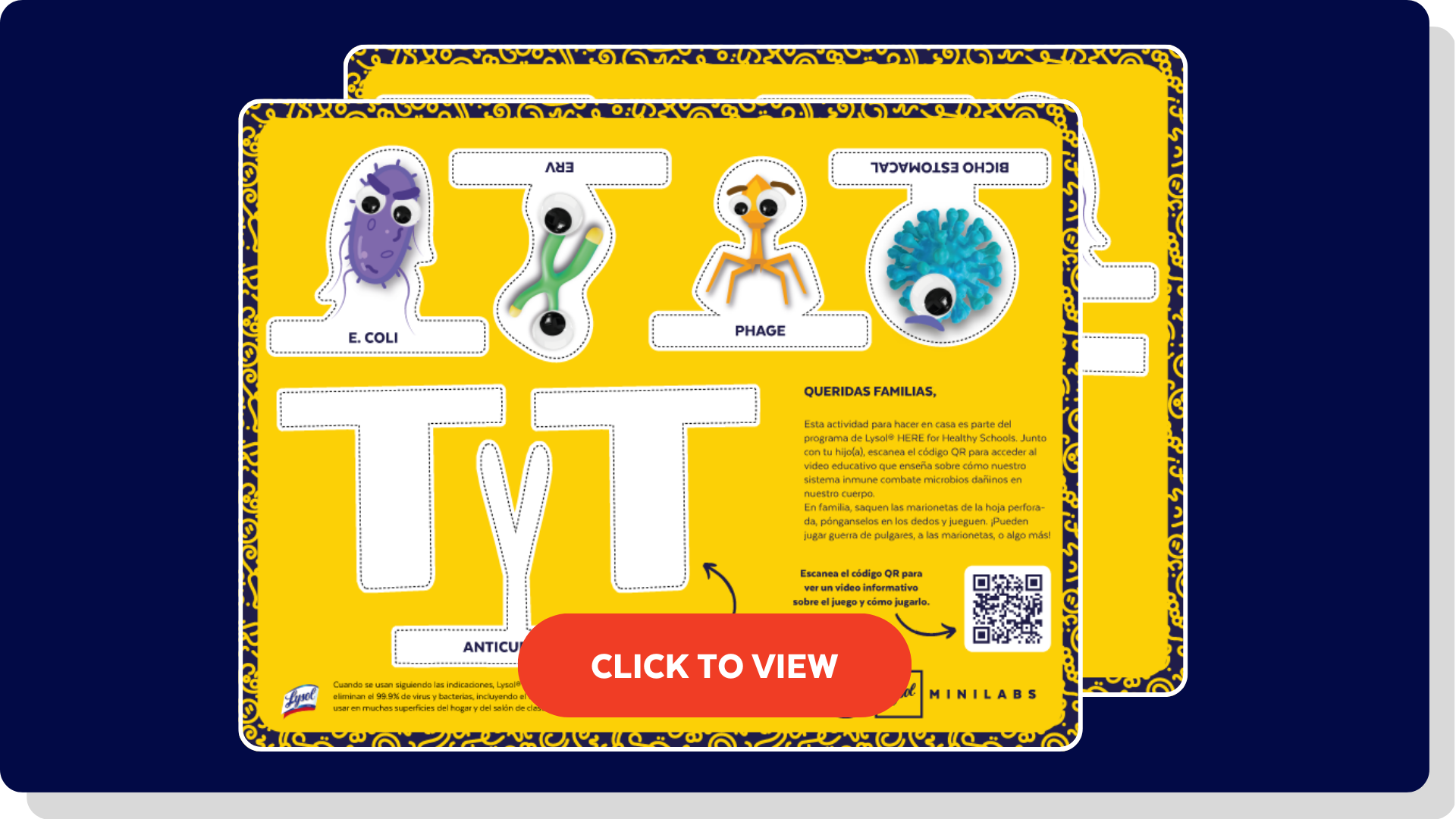 Take Home Activity - Spanish Opens in new window