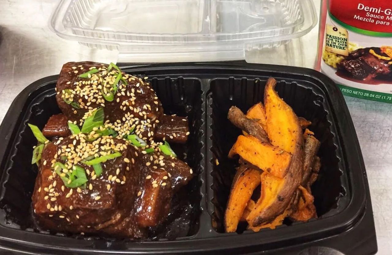 To Go Container For Ribs Korean Braised Short Ribs