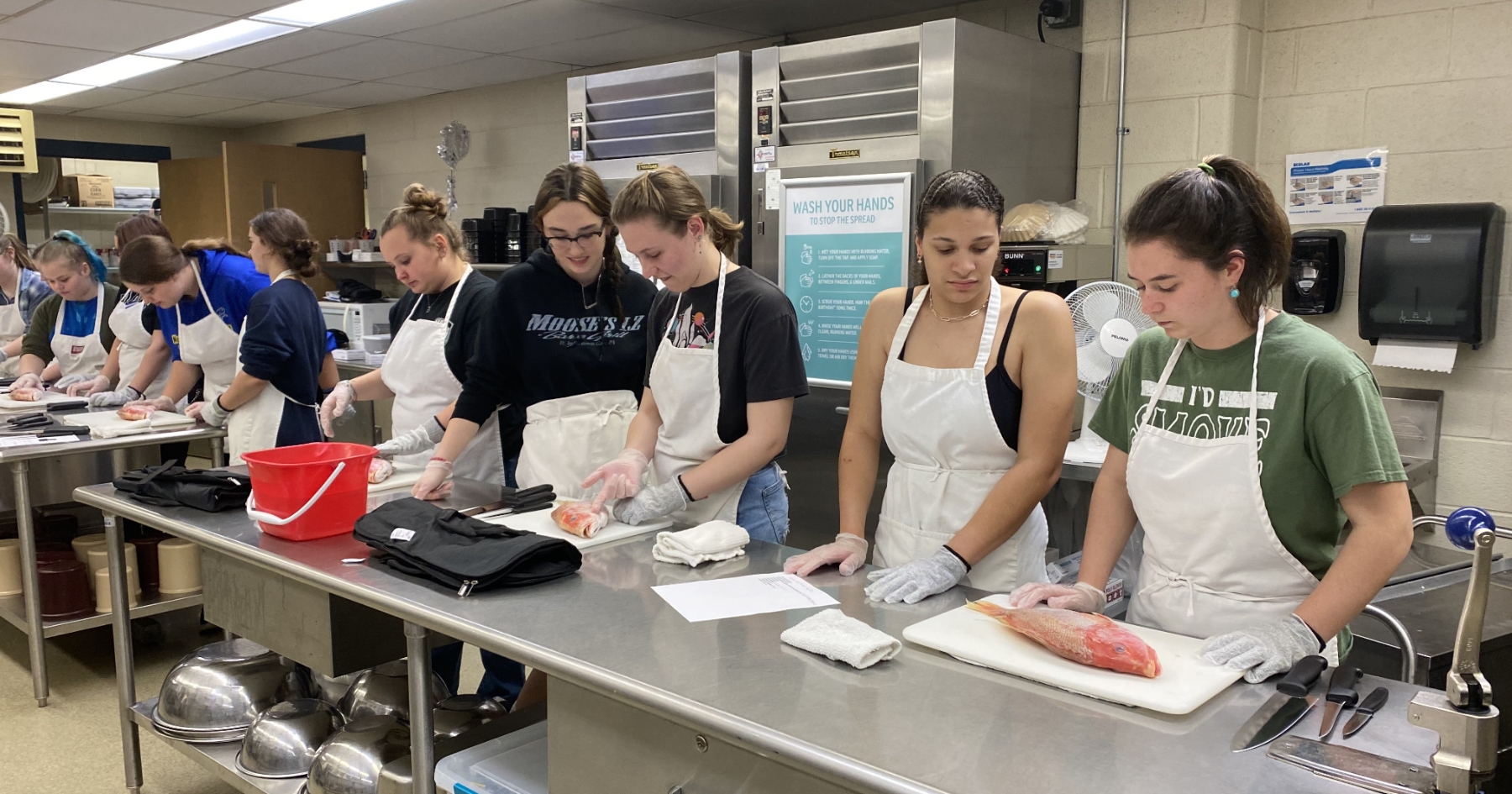 Metz Culinary Management helps train students for cooking