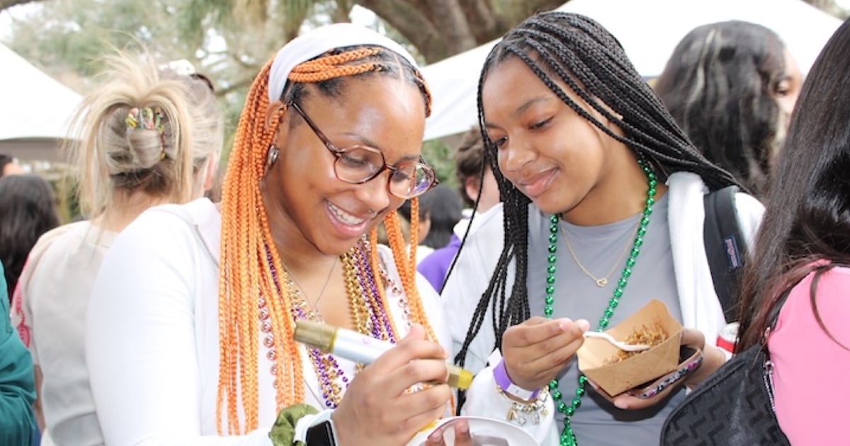 Louisiana State University dining team brings Mardi Gras celebration to campus