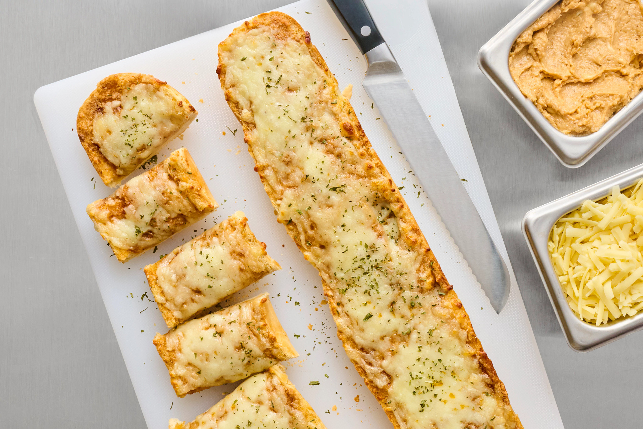 Old Bay Brown Butter Cheesy Bread