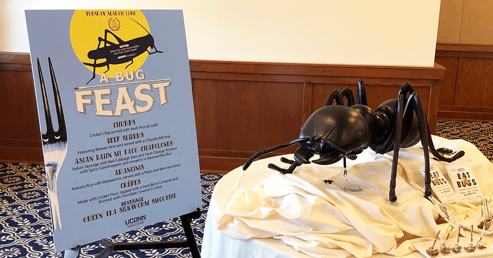 UConn Dining goes “buggy” with insect-based pop-up meal