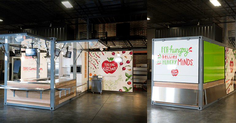 Chartwell Kitchen Chartwells takes food education on the road