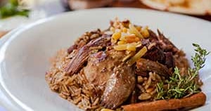 Gozi Rice Ouzi Braised Lamb on Spiced Rice