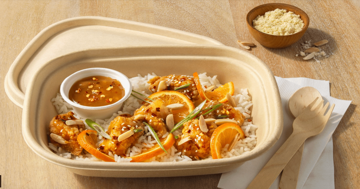 California Almond-Orange Chicken Bowl