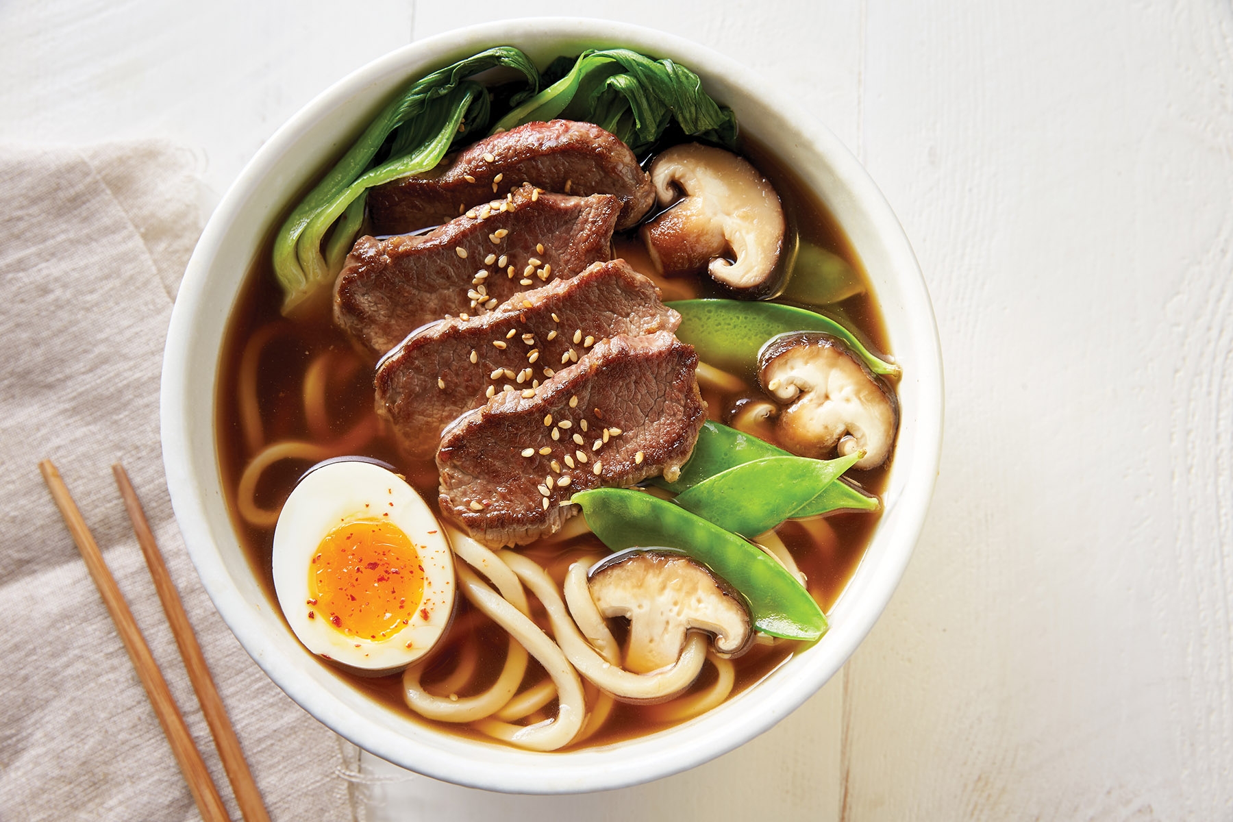 Udon-Lamb Noodle Bowl
