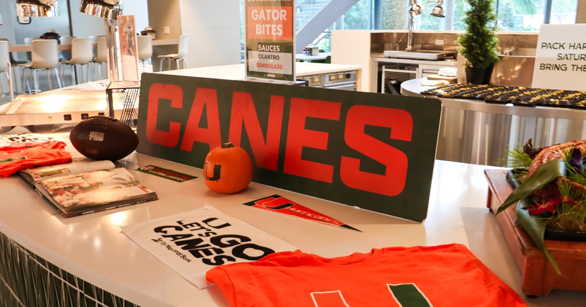 Thinking on the fly: how Chartwells Higher Education keeps the University of Miami football team geared up for game day