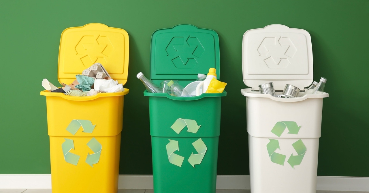 Recycling bins Recycling bins