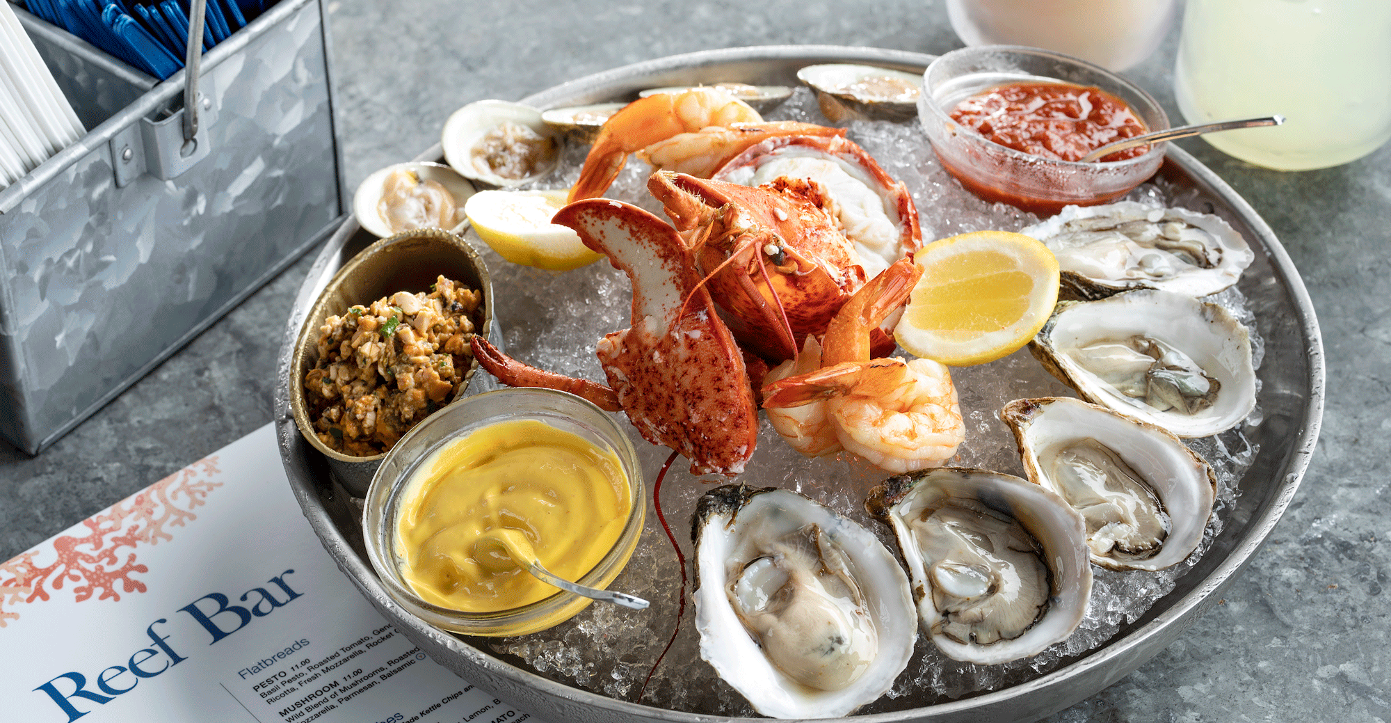 Seaworthy outdoor dining at Boston’s New England Aquarium
