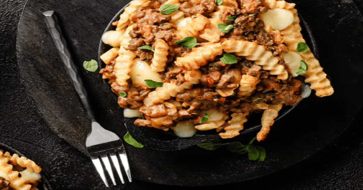 African Lentil Loaded Fries
