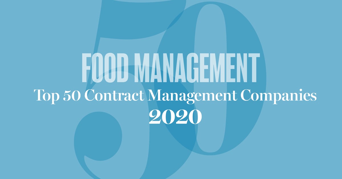 2020 Food Management Top 50 contract management companies top risers ...