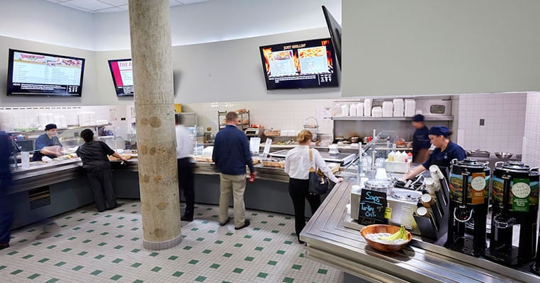 Corporate center café adds tasty touch to historic building