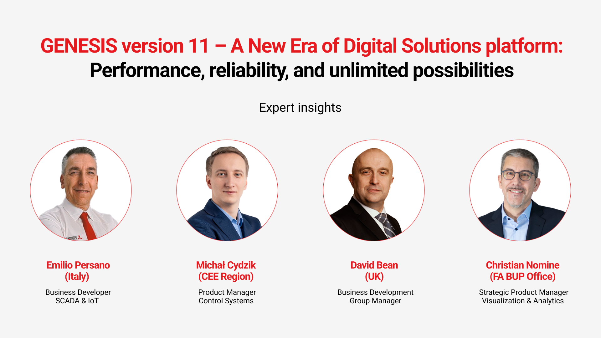 GENESIS Version 11 – A New Era Digital Solutions platform: Performance ...