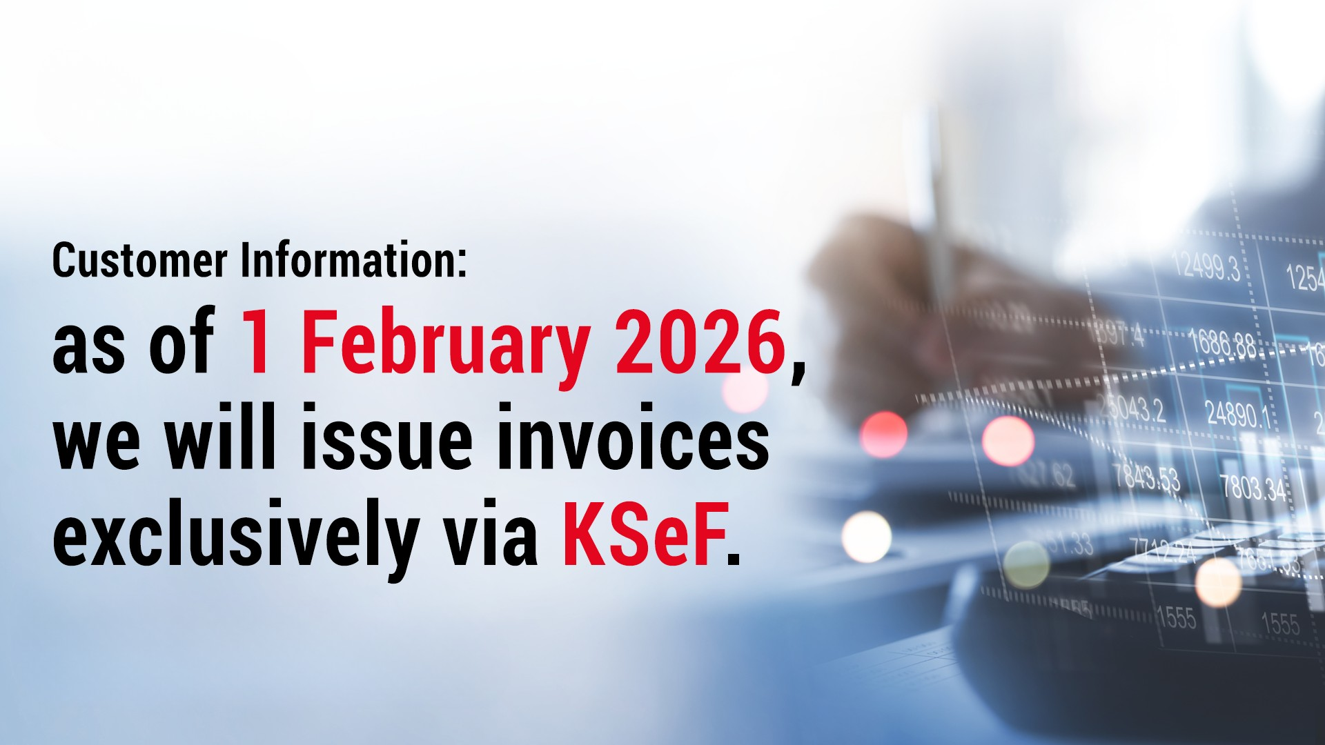 KSEF info for costumers