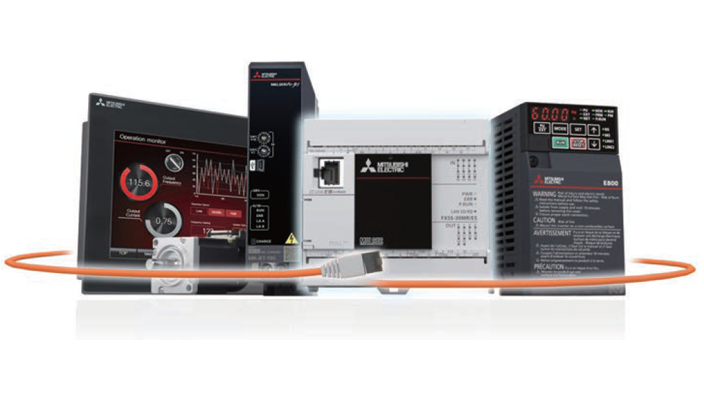 The FX5UJ series complement the MELSEC iQ-F