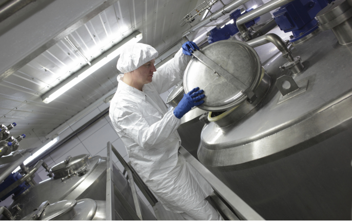 White sauce production