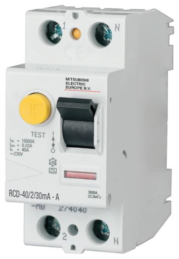 RCD-25/2/30mA - A - Mitsubishi Electric Factory Automation - Hungary