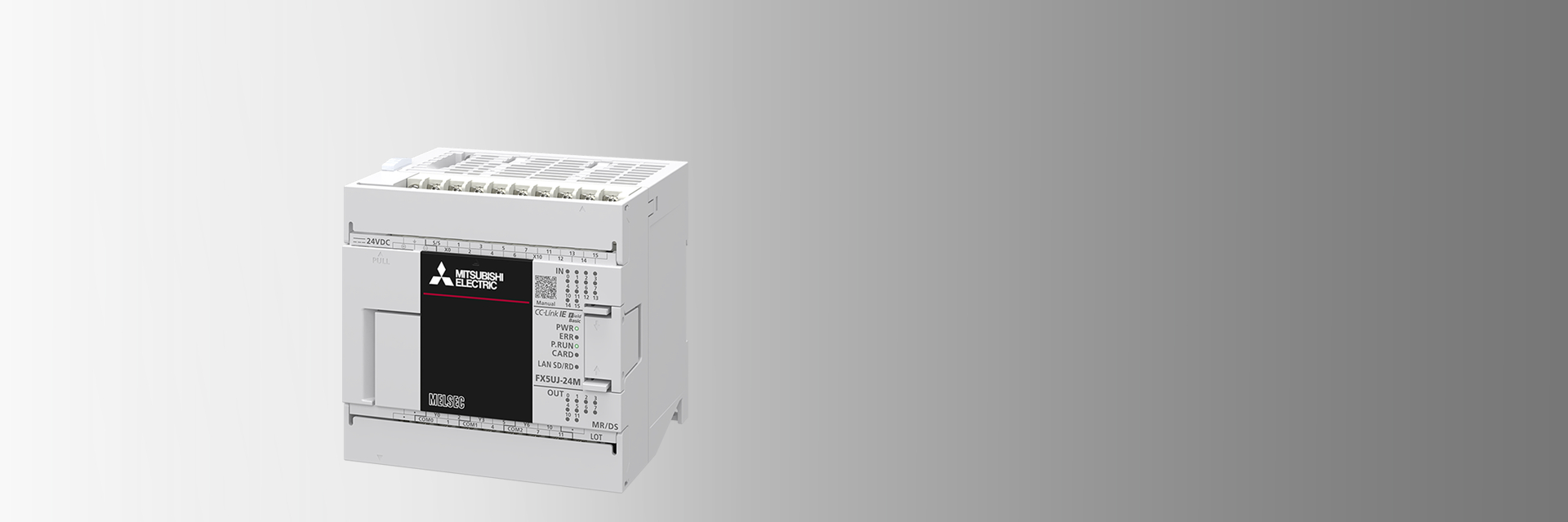 The FX5UJ series complement the MELSEC iQ-F The FX5UJ series complement the MELSEC iQ-F