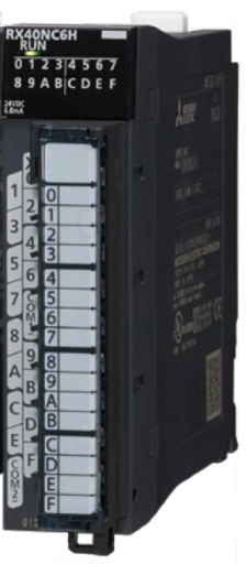 三菱電機 RX40NC6H MELSEC iQ-Rシリーズ DC高速入力ユニット マイナスコモンタイプ DC入力:16点 DC24V 6mA 最小応答時間5us 三菱電機 RX40NC6H MELSEC iQ-Rシリーズ DC高速入力ユニット