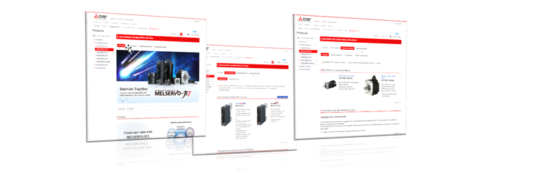 Servo Systeme Motion MELSERVO MR-JET Website Information