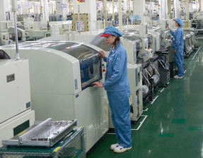 Mitsubishi Electric circuit board production line