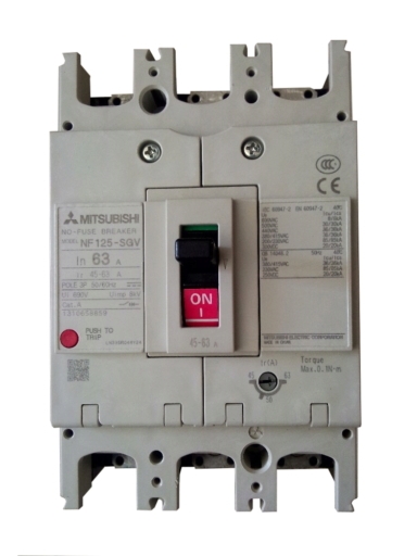 NF125-SGV 3P 45-63A - Mitsubishi Electric Factory Automation