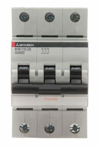 BHW-T10 3P Type D 6A - Mitsubishi Electric Factory Automation - United ...