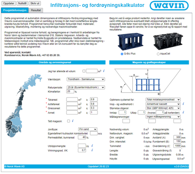 Dimensjonering av Wavins eneboligpakker