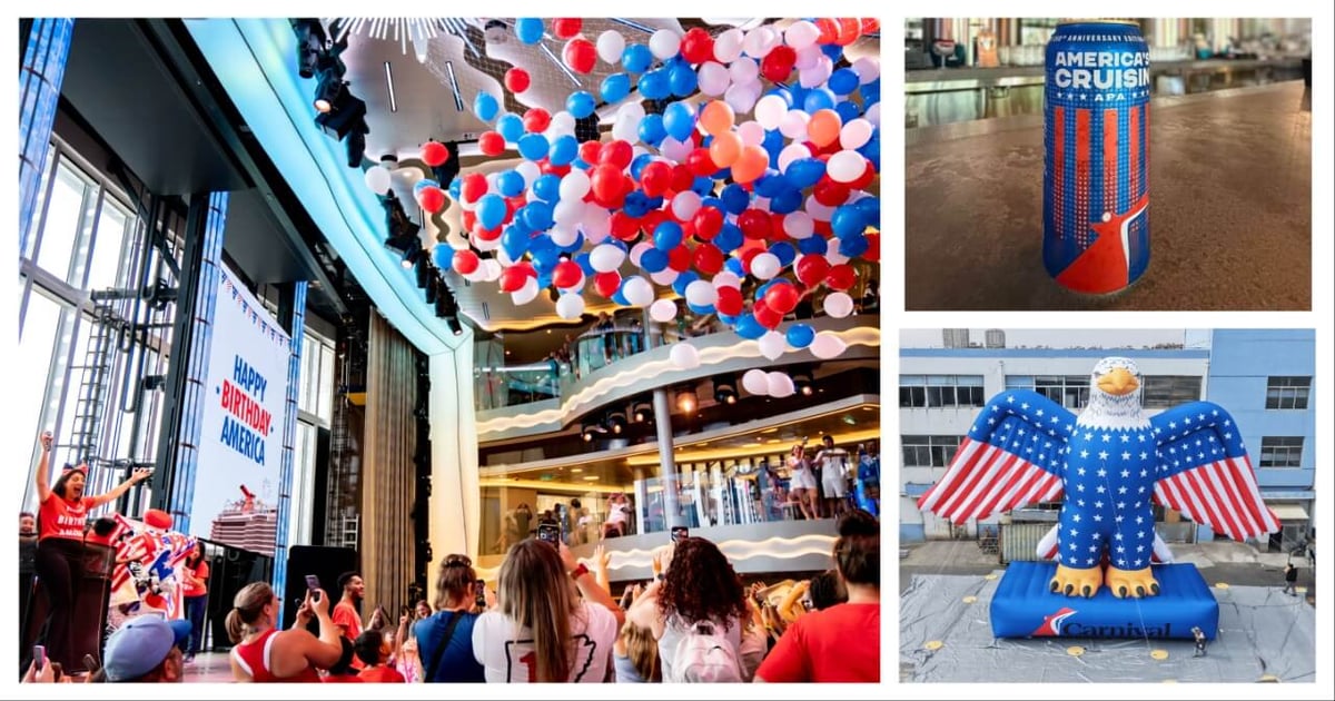 Carnival rolls out patriotic programming for America's 250th