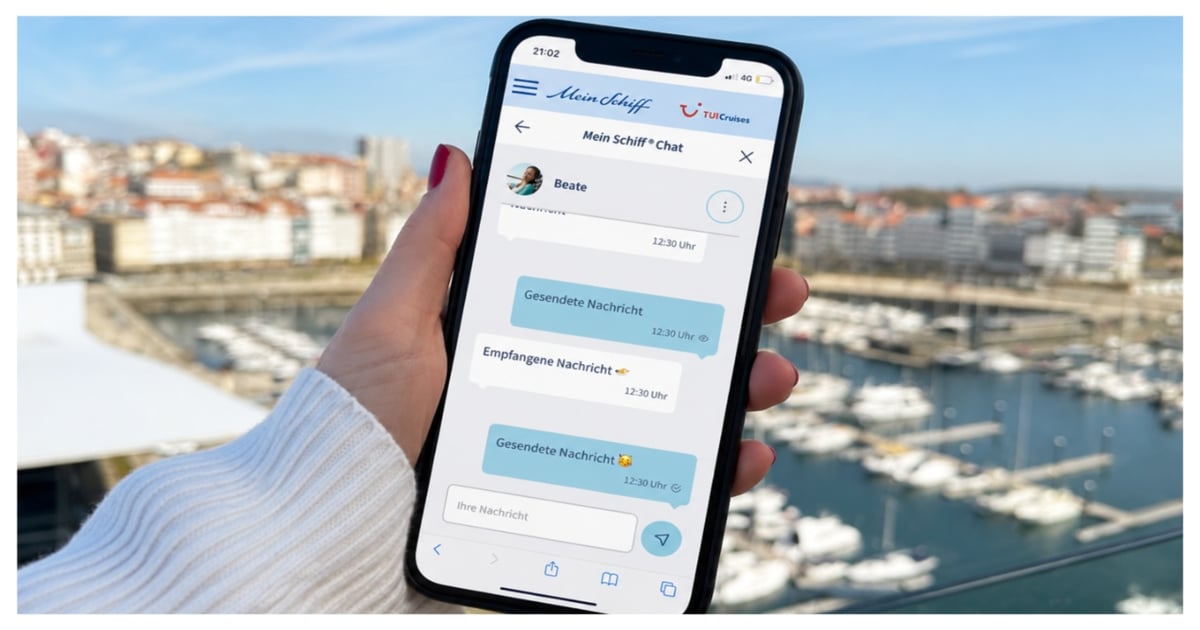 MXP365 enables guest chat on the Mein Schiff fleet