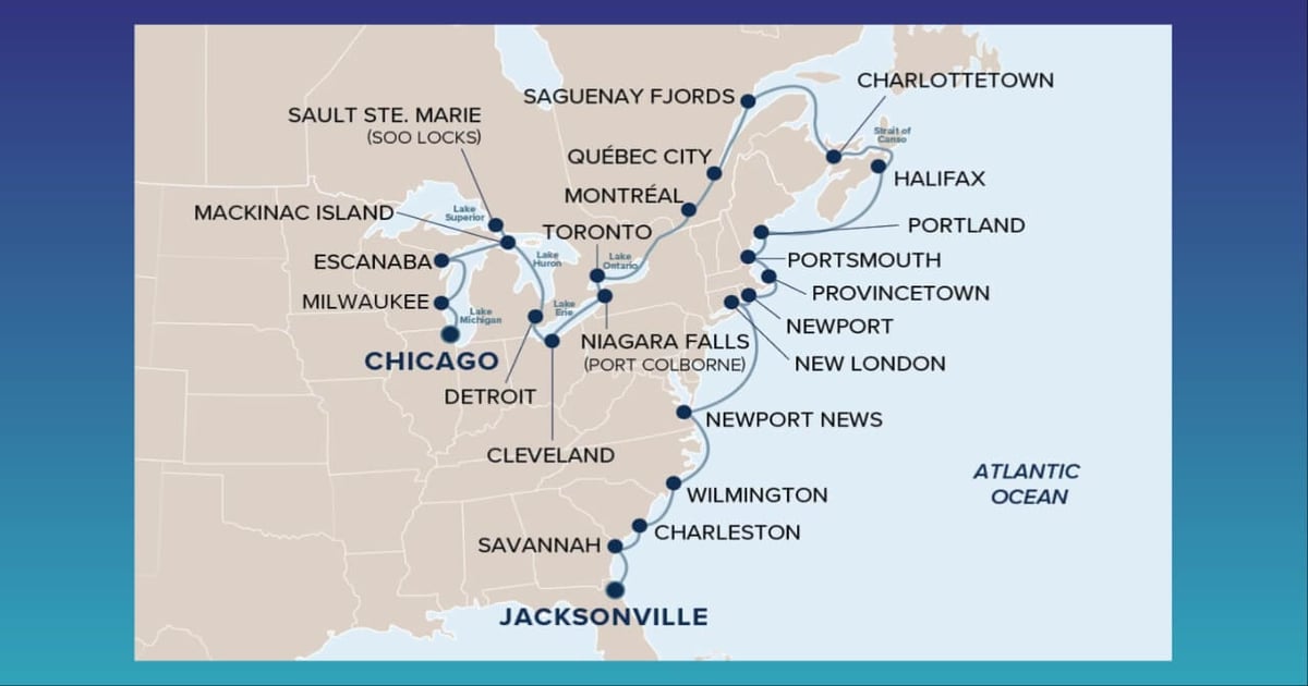 Victory Cruise's 'Grand Half Loop' from Chicago to Jacksonville