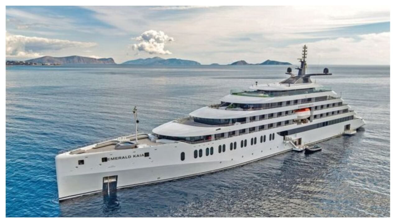 Superyacht Emerald Kaia enters service, Emerald Astra completes river trials