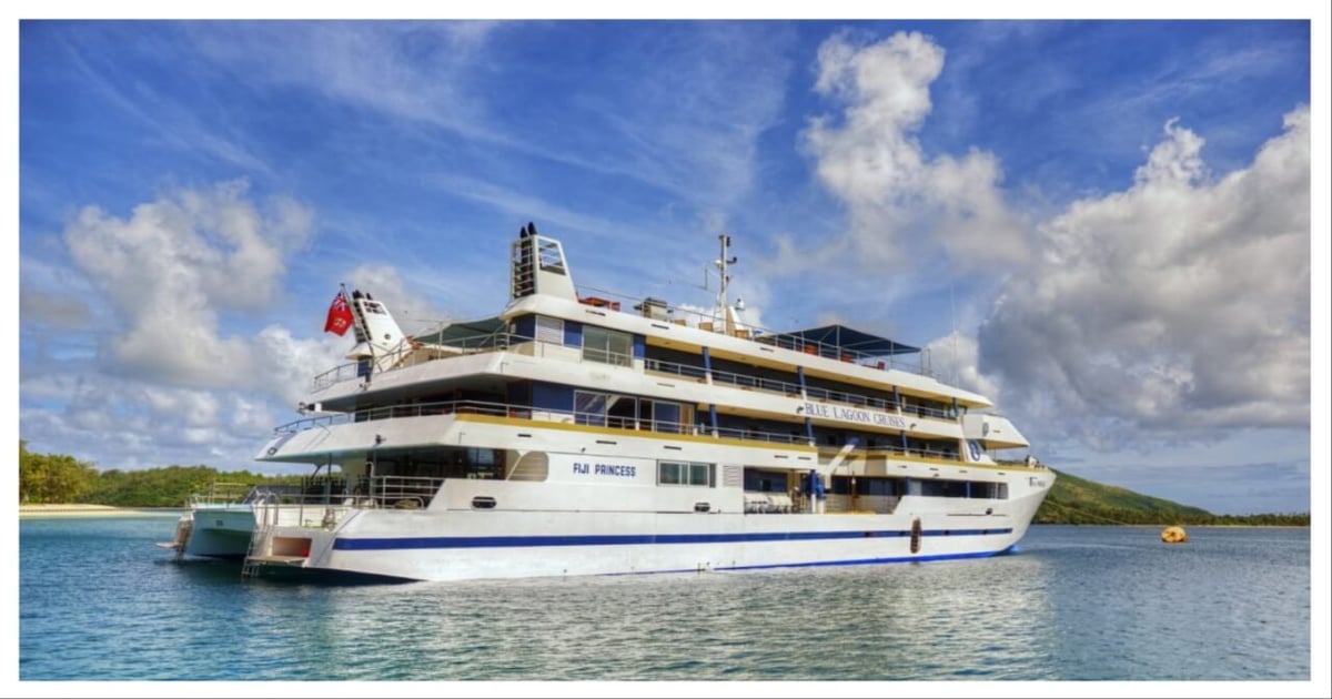 Blue Lagoon Cruises’ Fiji Princess grounds on a reef