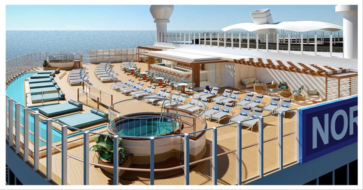 Norwegian Encore adds Spice H2O, Palomar restaurant, 24 balcony rooms