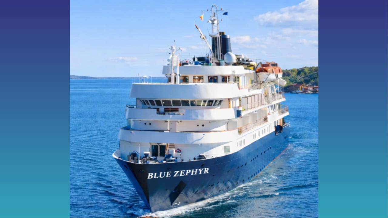 Blue Elixir Ship New boutique cruise line Blue Zephyr to debut in Greece