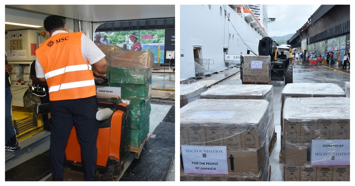 MSC Group supports Jamaica with hurricane relief supplies